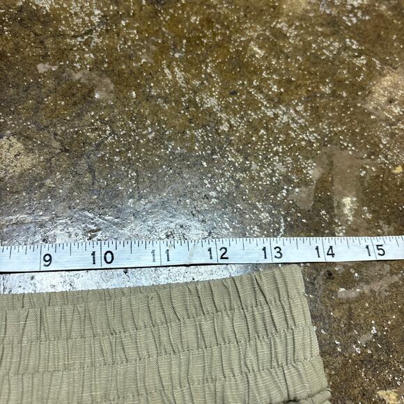 Samsoe Samsoe Sajulia Khaki Pleated Shorts Women's XS Linen - Picture 10 of 12